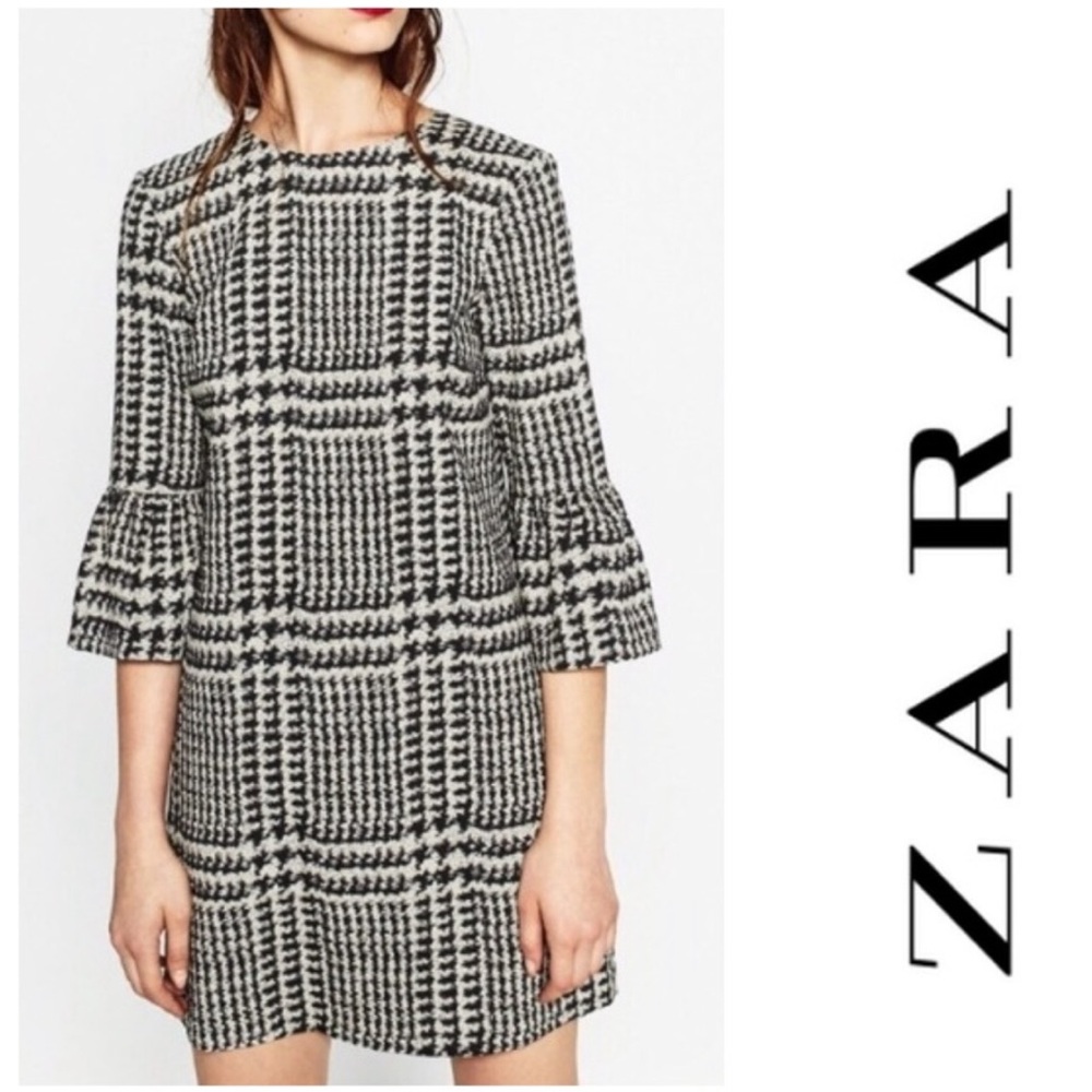ZARA Houndstooth dress